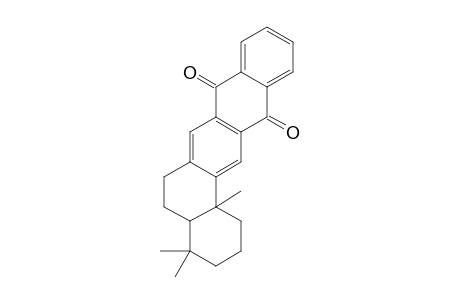 (+)-(4AS,14BS)-4,4,14B-TRIMETHYL-1,2,3,4,4A,5,6,12B-OCTAHYDRO-BENZO[ALPHA]ANTHRACENE-8,11-DIONE