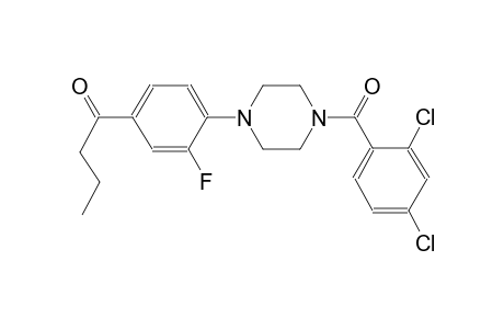 1-[4-[4-(2,4-Dichloro-benzoyl)-piperazin-1-yl]-3-fluoro-phenyl]-butan-1-one