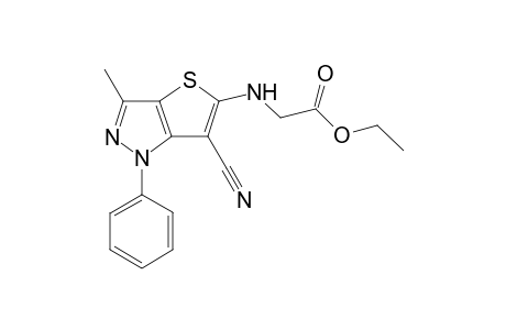 ethyl 2-(6-cyano-3-methyl-1-phenyl-1H-thieno[3,2-c]pyrazol-5-ylamino)acetate