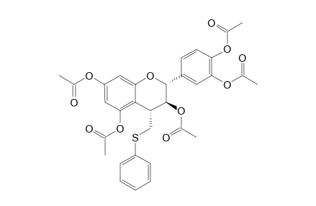 (2R,3S,4R)-3,3',4',5,7-PENTAACETOXY-4-BENZYLTHIOFLAVAN