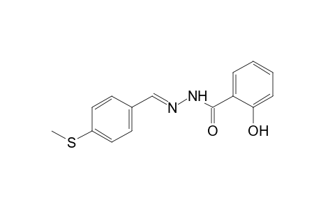 salicylic acid, [p-(methylthio)benzylidene]hydrazide