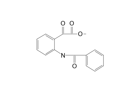 (o-BENZAMIDOPHENYL)GLYOXYLIC ACID, METHYL ESTER