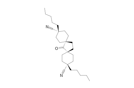 CIS-CIS-7-OXO-3,11-DIPENTYL-DISPIRO-[5.1.5.2]-PENTADECAN-3,11-DICARBONITRILE