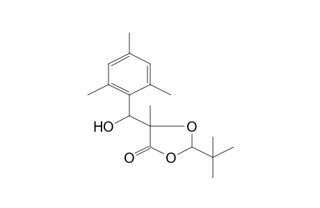 2-t-Butyl-5-[hydroxy-(2,4,6-trimethylphenyl)methyl]-5-methyl[1,3]dioxolan-4-one