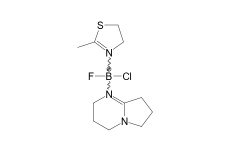 (1,5-DIAZABICYCLO-[4,3,4]-NON-5-ENE)-(2-METHYL-2-THIAZOLINE)-CHLORO-FLUORO-BORON-CATION