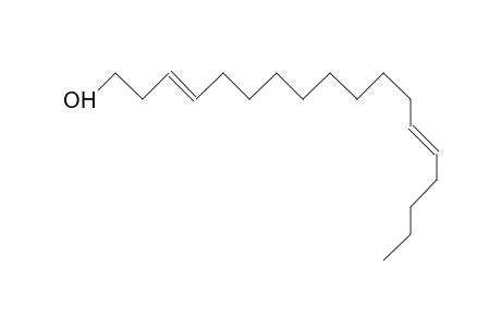 3,13-Octadecadien-1-ol, (E,E)-