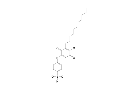 5-(SULFANILAMIDE)-EMBELIN;5-(4-SULFONYLAMINE-PHENYLAMINO)-2-HYDROXY-3-UNDECYL-1,4-BENZOQUINONE