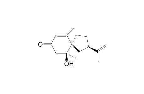 (2R,5R,10S)-10-Hydroxy-6,11-spirovetivadien-8-one