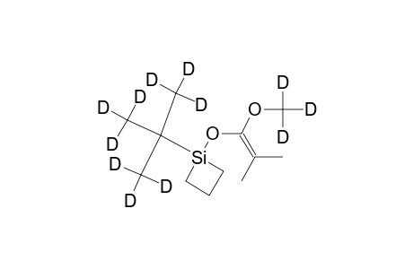 1-[(1-Methoxy-d(3)-2-methyl-1-propenyl)oxy]-1-(1,1-dimethylethyl-d(9))silacyclobutane