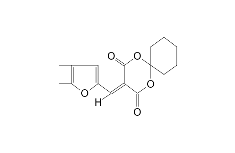 (4,5-DIMETHYLFURFURYLIDENE)MALONIC ACID, CYCLIC CYCLOHEXYLIDENE ESTER