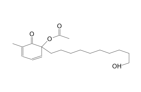 2,4-CYCLOHEXADIEN-1-ONE, 6-(ACETYLOXY)-6-(10-HYDROXYDECYL)-2-METHYL-