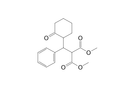 (-)-[alphaS-2-oxocyclohexyl)benzyl]malonic acid, dimethyl ester