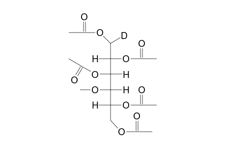 (2S,3R,4S,5R)-4-methoxy(1-2H1)hexane-1,2,3,5,6-pentayl pentaacetate