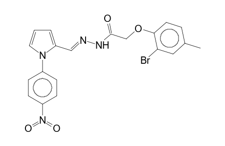 2-(2-bromanyl-4-methyl-phenoxy)-N-[(E)-[1-(4-nitrophenyl)pyrrol-2-yl]methylideneamino]ethanamide