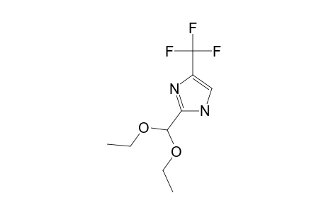 4(5)-(TRIFLUOROMETHYL)-1H-IMIDAZOLE-2-CARBALDEHYDE-DIETHYL-ACETAL