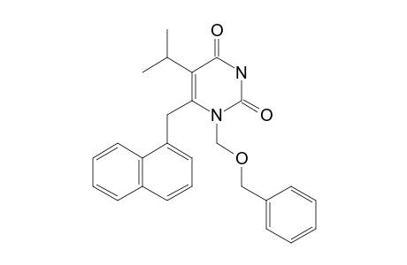 1-[(BENZYLOXY)-METHYL]-5-ISOPROPYL-6-(1-NAPHTHYLMETHYL)-URACIL