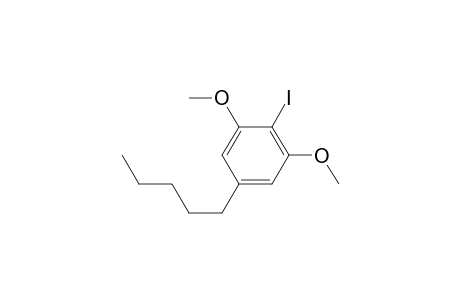 Benzene, 2-iodo-1,3-dimethoxy-5-pentyl-