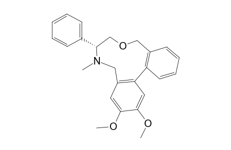 (M,10R)-4,5-DIMETHOXY-9-METHYL-10-PHENYL-12-OXA-9-AZATRICYCLO-[12.4.0.0(2,7)]-OCTADECA-1(14),2,4,6,15,17-HEXAENE