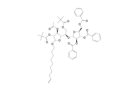 9-DECENYL-2,3,5-TRI-O-BENZOYL-ALPHA-D-ARABINOFURANOSYL-(1->5)-3-O-ACETYL-2,6-DI-O-PIVALOYL-D-GALACTOFURANOSIDE