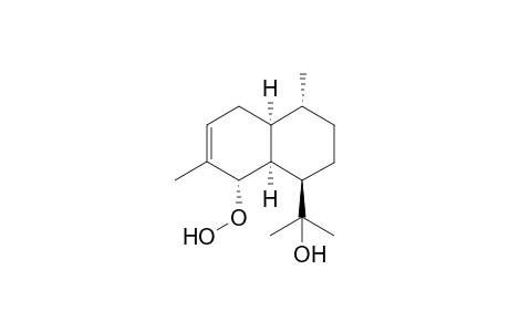 2-[(1R,4R,4aS,8S,8aS)-8-(dioxidanyl)-4,7-dimethyl-1,2,3,4,4a,5,8,8a-octahydronaphthalen-1-yl]propan-2-ol