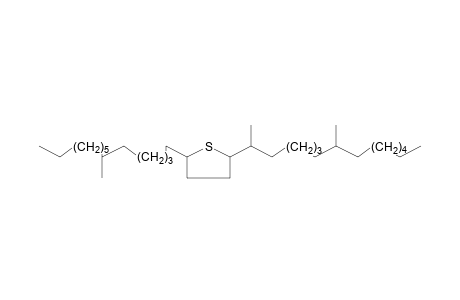 2-[2'-(8-METHYLPENTADECYL)]-5-(6-METHYLTRIDECYL)THIOLANE