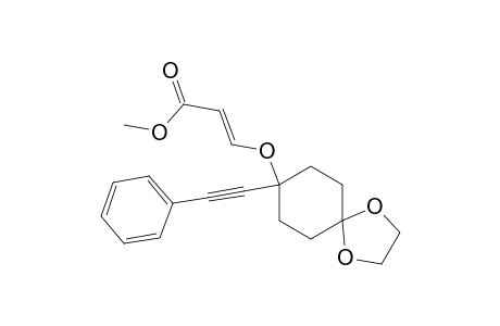 (E)-Methyl 3-(8-(Phenylethynyl)-1,4-dioxaspiro[4.5]decan-8-yloxy)acrylate