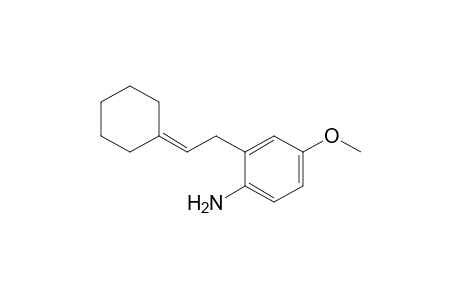 2-(2-Cyclohexylidenethyl)-4-methoxyaniline