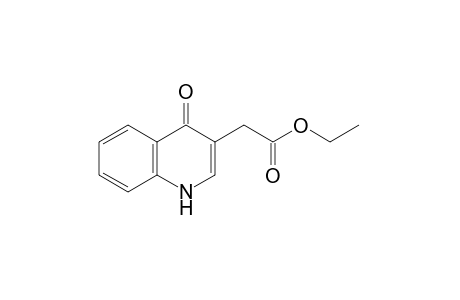 1,4-dihydro-4-oxo-3-quinolineacetic acid, ethyl ester