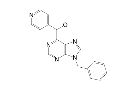 (9-BENZYLPURIN-6-YL)-(4-PYRIDYL)-METHANOL