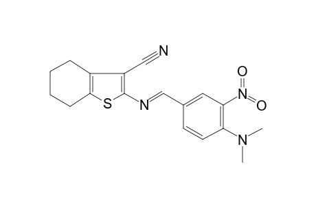 2-({(E)-[4-(dimethylamino)-3-nitrophenyl]methylidene}amino)-4,5,6,7-tetrahydro-1-benzothiophene-3-carbonitrile