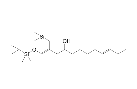 (Z)-1-{[(tert-Butyldimethyl)silyl]oxy}-2-[(trimethylsilyl)methyl]dodeca-1,9-dien-4-ol