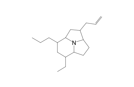 2-Allyl-5-ethyl-7-n-propylperhydropyrrolo[2,1,5-cd]indolizine