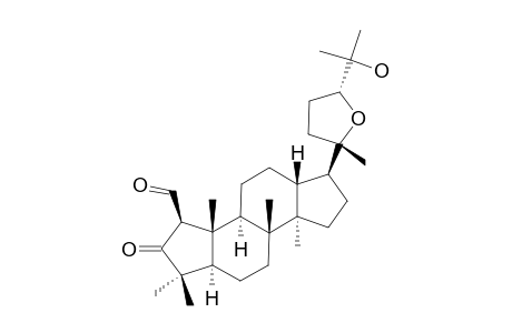 SILVAGLIN-A;20S,24R-EPOXY-25-HYDROXY-2-OXO-1-(2->3)-ABEO-1-ALPHA(H)-DAMMARAN-3-ONE