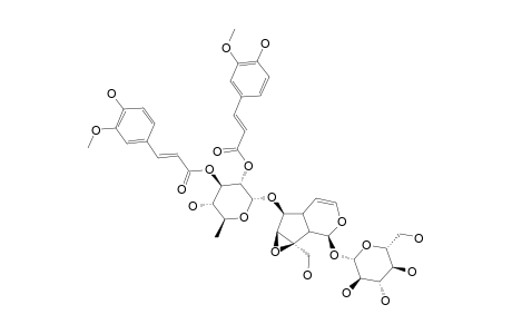 6-O-/2'',3''-O-TRANS-FERULOYL)-ALPHA-L-RHAMNOPYRANOSYLCATALPOL;GMENLINOSIDE-G