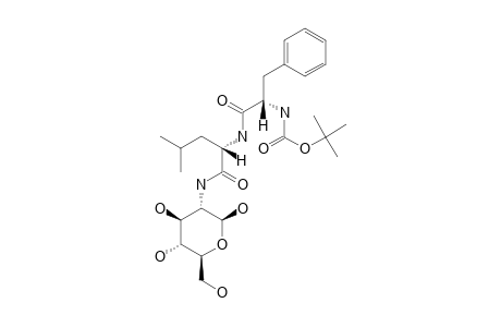 2-[N-[(TERT.-BUTYLOXY)-CARBONYL]-L-PHENYLALANYL-L-LEUCYLAMINO]-2-DEOXY-ALPHA-D-GLUCOPYRANOSE