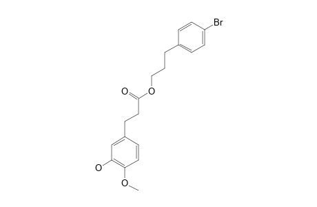 3'-(4'''-BROMOPHENYL)-PROPANYL_3-(3''-HYDROXY-4''-METHOXYPHENYL)-PROPANOATE