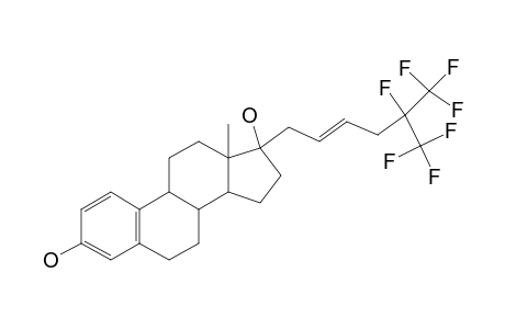 2'-(E)-[17-(5'-(TRIFLUOROMETHYL)-5',6',6',6'-TETRAFLUOROHEX-2'-EN-1'-YL)-ESTRA-3,17-BETA-DIOL]