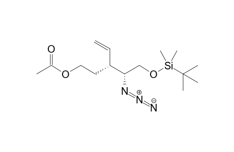 (2R,3R)-5-O-Acetyl-2-azido-1-O-tert-butyldimethylsilyl-3-vinylpentane-1,5-diol