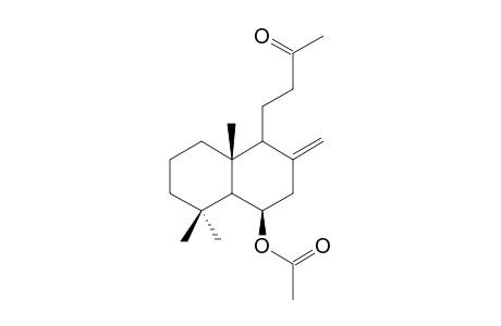 (-)-6-BETA-ACETYLOXY-15,16-DINORLABD-8(17)-ENE-15-ONE