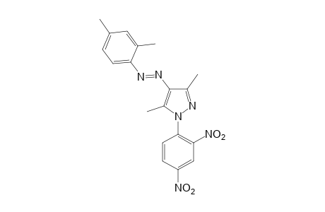 3,5-DIMETHYL-1-(2,4-DINITROPHENYL)-4-(2,4-XYLYLAZO)PYRAZOLE