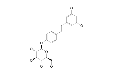 1-(3',5'-DIHYDROXY)PHENYL-2-(4''-O-BETA-D-GLUCOPYRANOSYL)-PHENYLETHANE