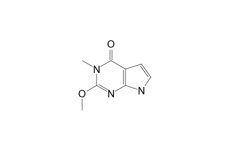 3,4-DIHYDRO-3-METHYL-2-METHOXY-7-H-PYRROLO-[2.3-D]-PYRIMIDINE