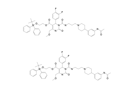 #33;2-(TERT.-BUTYLDIPHENYLSILYLOXY)-ETHYL-3-[[3-[4-(3-ACETAMIDOPHENYL)-PIPERIDIN-1-YL]-PROPYL]-CARBAMOYL]-4-(3,4-DIFLUOROPHENYL)-6-(METHOXYMETHYL)-2-OXO-1,2,3,