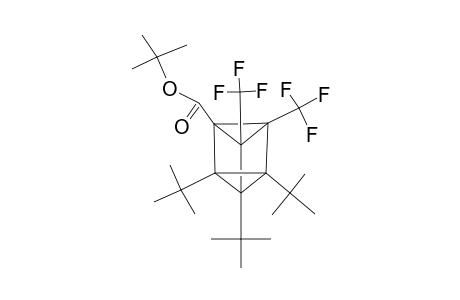 3,4,5-TRI-TERT.-BUTYL-1,2-BIS-(TRIFLUOROMETHYL)-TETRACYCLO-[2.2.0.0(2,6).0(3,5)]-HEXANE-6-CARBOXYLIC-ACID,TERT.-BUTYLESTER