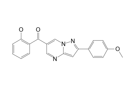 6-(2-HYDROXYBENZOYL)-2-(4-METHOXYPHENYL)-PYRAZOLO-[1,5-A]-PYRIMIDINE