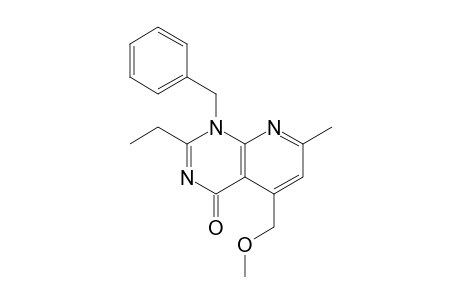 1-Benzyl-2-ethyl-5-methoxymethyl-7-methylpyrido[2,3-d]pyrimidin-4(1H)-one