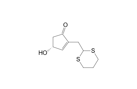 1,3-Dithiane, 2-cyclopenten-1-one deriv.