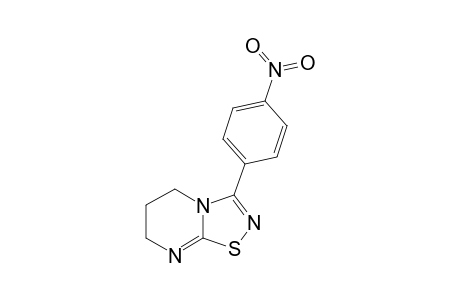 3-PARA-NITROPHENYL-6,7-DIHYDRO-5H-1,2,4-THIADIAZOLO-[4,5-A]-PYRIMIDINE