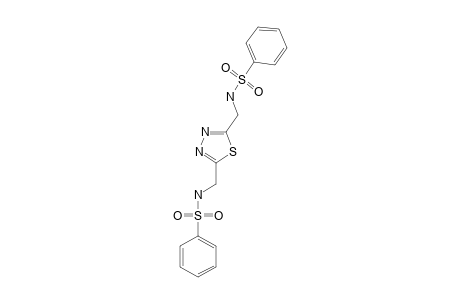 2-PHENYLSULFONYLAMINOMETHYL-5-PHENYLSULFONYLAMINOMETHYL-1,3,4-THIADIAZOLE