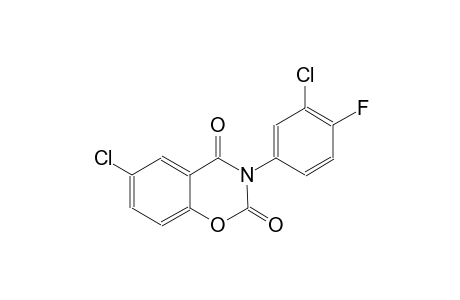 6-chloro-3-(3-chloro-4-fluorophenyl)-2H-1,3-benzoxazine-2,4(3H)-dione